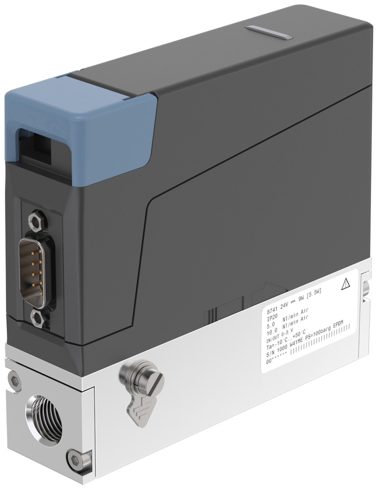 20064453 — Bürkert Tipo 8741 · Controlador de caudal mássico (MFC)/Medidor de caudal mássico (MFM) para gases - 20064453