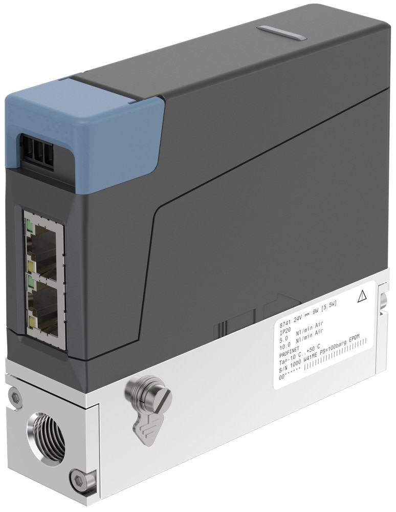 20064470 — Bürkert Tipo 8741 · Controlador de caudal mássico (MFC)/Medidor de caudal mássico (MFM) para gases - 20064470