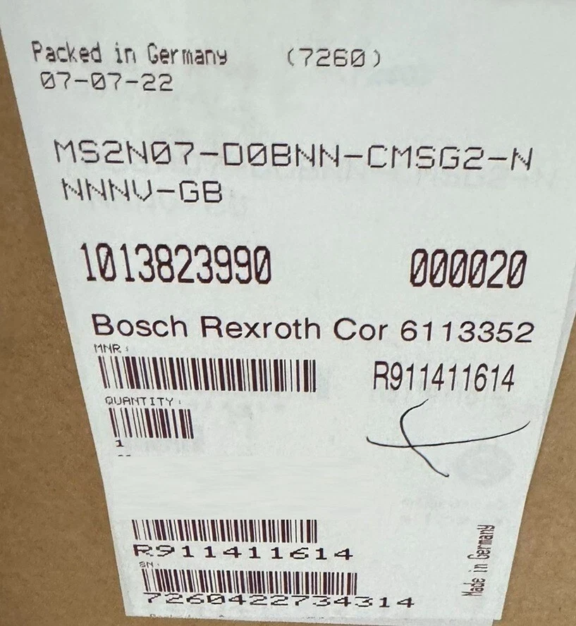 Servomotor Rexroth R911411614