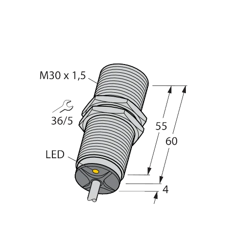 Sensor indutivo Turck BI10-M30-AP6X