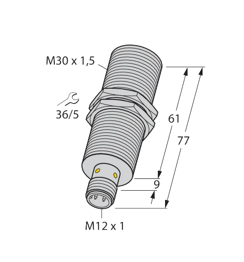 Sensor indutivo Turck BI10-M30E-LIU-H1141