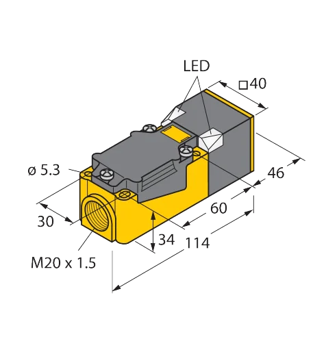 Sensor indutivo Turck BI15-CP40-LIU
