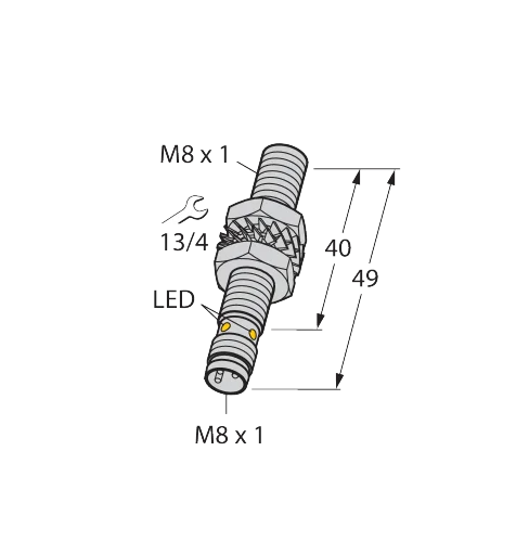 Sensor indutivo Turck BI2U-EG08-AN6X-V1131