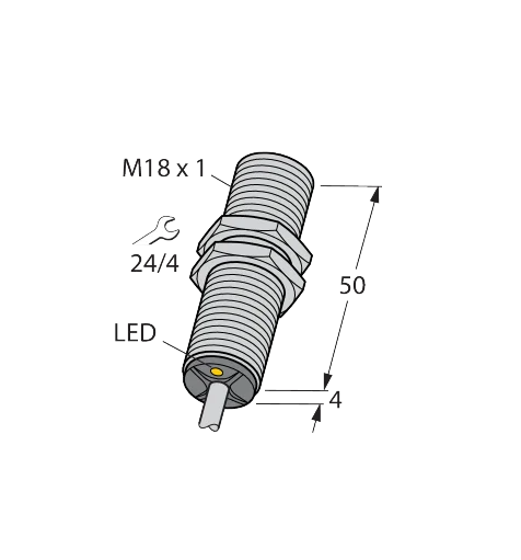 Sensor indutivo Turck BI5-G18-AN6X