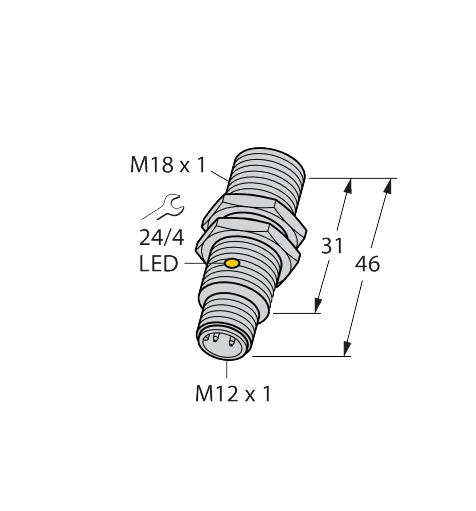 Sensor indutivo Turck BI5-G18K-AP6X-H1141