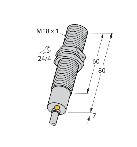 Sensor indutivo Turck BI5-M18-AZ3X/S120