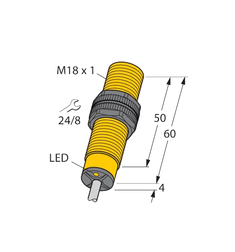 Sensor indutivo Turck BI5-S18-AZ3X/S100