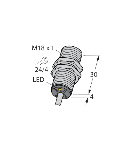 Sensor indutivo Turck BI7-G18K-AD4X