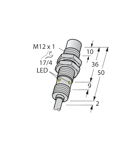 Sensor indutivo Turck NI10U-EM12WD-AN6X
