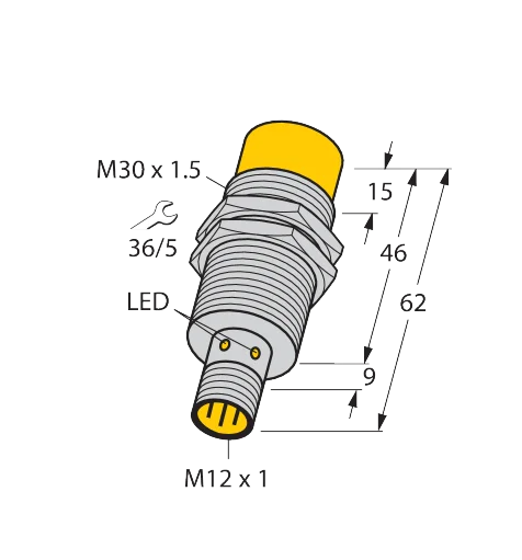 Sensor indutivo Turck NI20U-M30-AP6X-H1141