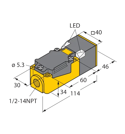 Sensor indutivo Turck NI25U-CP40-AP6X2/S10