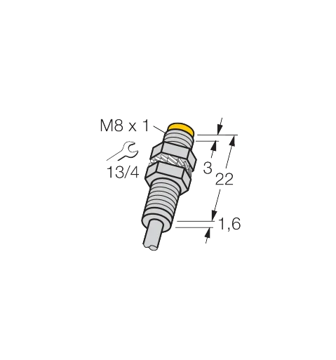 Sensor indutivo Turck NI3-EG08K-Y1