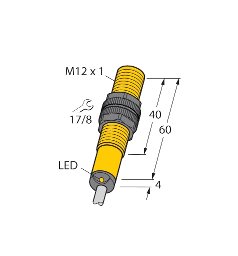 Sensor indutivo Turck NI4-S12-AN6X