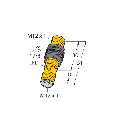 Sensor indutivo Turck NI4-S12-AP6X-H1141
