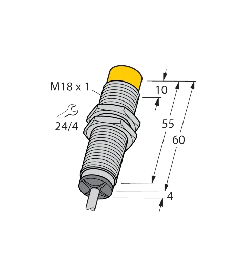 Sensor indutivo Turck NI8-M18-LIU
