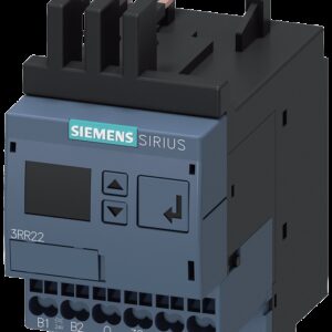 Relé de Monitoramento de Sobrecarga Trifásico Siemens 3RR22412FA30 - 3RR22412FA30