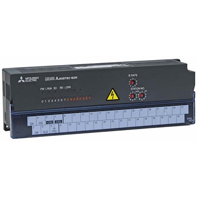 Módulo I/O Remoto Digital Combinado MELSEC-A Mitsubishi 8DI/8DO CC-Link Bornes Parafusos AJ65BTB2-16DR Módulo I/O Remoto Digital Combinado MELSEC-A Mitsubishi 8DI/8DO CC-Link Bornes Parafusos AJ65BTB2-16DR - Mitsubishi Electr...