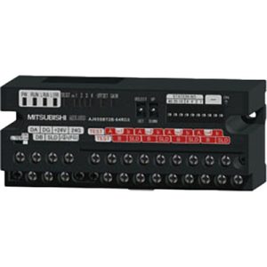 Módulo de Entrada Remota RTD Analógica MELSEC-A Mitsubishi AJ65SBT2B-64RD3 4 Canais Pt100/JPt100/Ni100 CC-Link para Painel...