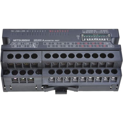 Módulo I/O Remoto Digital Combinado MELSEC-A Mitsubishi AJ65SBTB32-16DT 8DI/8DO CC-Link Bornes Parafusos Módulo I/O Remoto Digital Combinado MELSEC-A Mitsubishi AJ65SBTB32-16DT 8DI/8DO CC-Link Bornes Parafusos - Mitsubishi Elec...