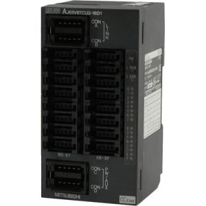 Módulo de Entrada Digital Remoto MELSEC-A Mitsubishi AJ65VBTCU3-16D1 16 Entradas CC-Link e-CON - AJ65VBTCU3-16D1