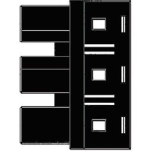 Conector de Alimentação para Unidade de Acionamento MDS-E-V1 Mitsubishi Electric CNU01SEL(AWG14) para Eixo L, TE1, #14AWG ...