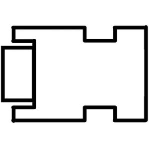 Conector de Alimentação Spindle CN2/CN3 Mitsubishi Electric #18AWG CNU2S(AWG18) - CNU2S(AWG18)