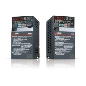 Inversor de Frequência FR-E800 Mitsubishi Electric 2.2kW/3HP 220V 3P IP20 com Segurança e Comunicação Ethernet/PROFINET/CC...