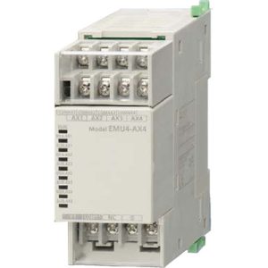 Unidade Expansão de Entradas Analógicas EcoMonitorPlus Mitsubishi Electric EMU4-AX4 4AI/1DO Montagem Trilho DIN — SKU EMU4-AX4 — Equivalent