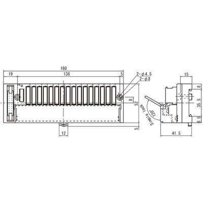 Módulo I/O Relé Mitsubishi Electric para CLP, Série Automação Industrial, FA-TH16YRA20, 16 Canais Módulo I/O Relé Mitsubishi Electric para CLP, Série Automação Industrial, FA-TH16YRA20, 16 Canais - FA-TH16YRA20