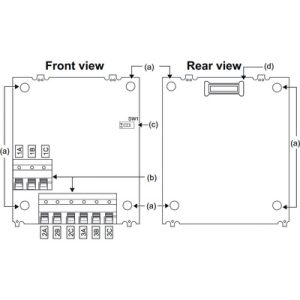 Módulo de Saída a Relé para FR-A800/F800 Mitsubishi FR-A8AR Plug-in - FR-A8AR
