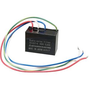 Filtro de Ruído de Rádio 3P 400V Mitsubishi Electric FR-BIF-H-KA 460Vac para FREQROL - FR-BIF-H-KA