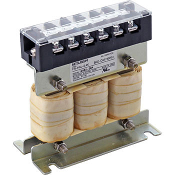 Reator AC Trifásico Mitsubishi Electric 110kW/150HP para Série FREQROL FR-A/F/E/D - FR-HAL-110K Reator AC Trifásico Mitsubishi Electric 110kW/150HP para Série FREQROL FR-A/F/E/D - FR-HAL-110K - FR-HAL-110K
