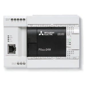 CPU PLC FX3GE Mitsubishi Electric - Kit Promocional 24I/O (14DI/10DO) Ethernet/RS-422 100-240Vac FX3GE-24MR/ES-LLK - FX3GE...