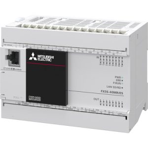 Controlador Lógico Programável (PLC) CPU MELSEC iQ-F FX5S Mitsubishi Electric 40I/O (24DI/16DO) Ethernet 100-240Vac FX5S-4...