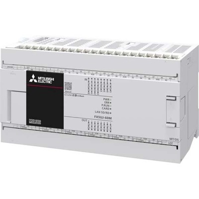 CPU PLC MELSEC iQ-F FX5UJ Mitsubishi Electric FX5UJ-60MT/ES-K - Kit Starter 60 I/O (36DI/24DO) 100-240Vac Ethernet DIN-rail CPU PLC MELSEC iQ-F FX5UJ Mitsubishi Electric FX5UJ-60MT/ES-K - Kit Starter 60 I/O (36DI/24DO) 100-240Vac Ethernet DIN-rai...