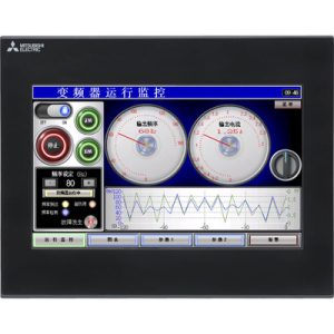 HMI Touchscreen 10" GS21 GOT Simple Mitsubishi Electric Kit: RS232/422/Ethernet, 24Vdc, IP67, GS2110-WTBD-K - GS2110-WTBD-K