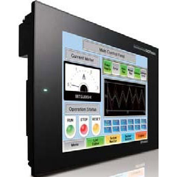 HMI Touchscreen 8.4" GOT1000 GT12 Mitsubishi Electric GT1265-VNBA - VGA 256 Cores, Ethernet, RS232/422/485, 100-240VAC - G...