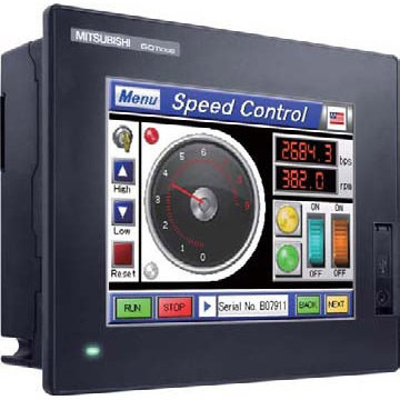 Interface Homem-Máquina (IHM) GOT1000 GT14 Mitsubishi Electric 5.7" QVGA Monocromática com Ethernet, USB e RS232/422/485 GT1450-QMBDE Interface Homem-Máquina (IHM) GOT1000 GT14 Mitsubishi Electric 5.7" QVGA Monocromática com Ethernet, USB e RS232/422/485 G...