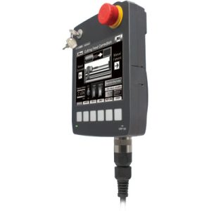 Terminal Operacional Portátil GOT 5.7" Mitsubishi GT1450HS-QMBDE, HMI com Tela Touchscreen, 9MB Memória, Ethernet, RS232/422/485, IP67,