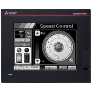 Terminal Operacional Gráfico Programável (GOT) Mitsubishi Electric GOT2000 GT21 5.7" QVGA Monocromático com Touchscreen e Comunicação