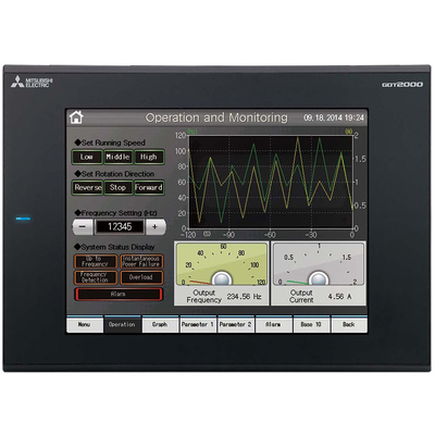 Interface Homem-Máquina (IHM) Touchscreen GOT2000 GT23 Mitsubishi Electric 10.4" VGA 65k Cores, Comunicação Ethernet/Serial, IP67, 24Vdc GT2310-VTBD Interface Homem-Máquina (IHM) Touchscreen GOT2000 GT23 Mitsubishi Electric 10.4" VGA 65k Cores, Comunicação Ethernet/Seria...