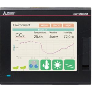 Interface Homem-Máquina (IHM) Touchscreen GOT2000 GT25 Mitsubishi Electric 5.7" VGA 65k Cores, Comunicação Ethernet, RS232...