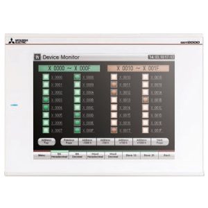 Kit HMI Touchscreen GOT2000 GT25 Mitsubishi 8.4" VGA Branco 24Vdc com Ethernet, RS232/422/485 GT2508-VTWD-K - GT2508-VTWD-K