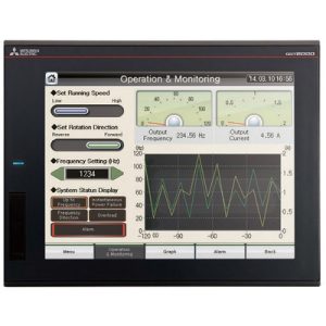 Terminal Operacional Gráfico (IHM) GOT2000 GT25 Mitsubishi Electric Kit 10.4" VGA com RS232/422/485 Ethernet CC-Link GT2510-VTBA-K — SKU