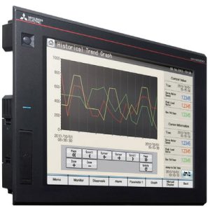 Terminal Operador Gráfico HMI GOT2000 GT27 Mitsubishi 8.4" VGA com CC-Link IE Field, 65k cores, Ethernet, RS232/422/485, 100-240Vac, IP67