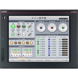 Interface Homem-Máquina (IHM) Touchscreen 15" GOT2000 GT27 Mitsubishi GT2715-XTBD-040, XGA, 65k cores, Ethernet, RS232/422...