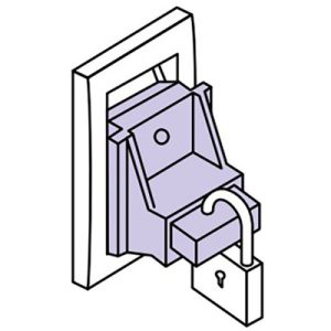 Dispositivo de Bloqueio para Disjuntor Mitsubishi WS-V 400A-800A HL-4SW - HL-4SW