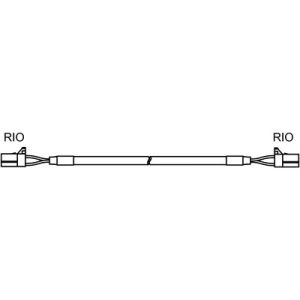 Cabo/Cordset de Comunicação Remota I/O 2.0 Mitsubishi Electric para CLP, 10m, J210-10M - J210-10M