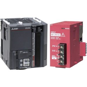 CPU PLC MELSEC-L Mitsubishi Electric - Kit Starter com 28 I/Os, Ethernet, 100-240Vac, 20K passos, USB, GXW2, 1024 I/Os - L...