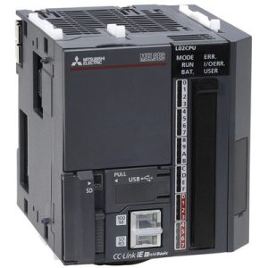 CPU PLC MELSEC-L Mitsubishi Electric Kit com 28 I/Os, Ethernet, 24Vdc, 20Ksteps, USB, RJ45 - L02CPU-SET - L02CPU-SET